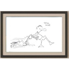 Karikatural Unknown 29X21CM Orijinal Karikatür Tablo