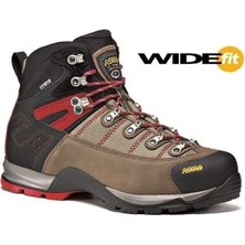 Asolo Fugitive Wide(Geniş Kalıp) Gore Tex Erkek Trekking Botu Bej-Kırmızı - 41 1/3