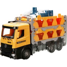 Bamtebi Maxx Wheels Sürtmeli Taşıyıcı Kamyon Fırlatıcılı Araçlı Açılıp Kapanabilen Taşıyıcı Tır