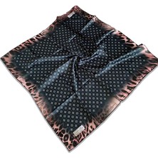 Az Hatalı Polyester La Boutique Siyah Karma Desen Eşarp 32638