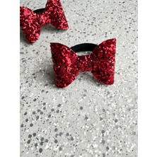 Glitter Payet Parlak Fiyonk 2’li Lastik Toka