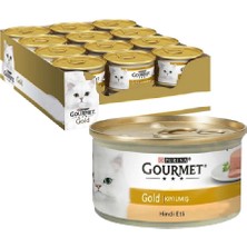 Gourmet Gold Kıyılmış Hindili 85GR x 12 Adet