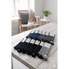 Aytuğ Bambu Erkek Soket Çorabı; Dikişsiz; Mevsimlik ; 41-45 Numara; Asorti 12'li Kutu