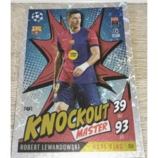 Topps Robert Lewandowski "knockout Master" New Match Attax Extra 2024/25