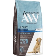 Animal World Aw. Dog Adult All Breed Salmon&rice 15 Kg.*1