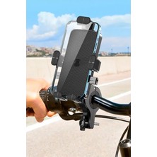 Gampus Gidon Bağlantılı Scooter, Motosiklet ve Bisiklet Telefon Tutucu Otomatik Kilitlemeli