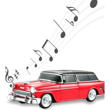 Gampus Klasik Araba Usb-Tf-Fm Radyo Bluetooth Hoparlör Dekoratif Müzik Kutusu Araba