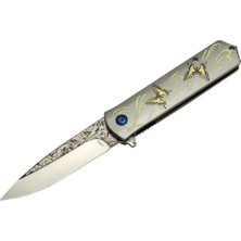 AyrStore Chongming CM83 Çakı Butterfly 20 cm Manuel, Kemerlikli