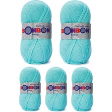 Venüs Shopping 5 Adet Festival Simli Örgü Ipi Yünü Renk NO:203