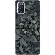 Nurdic Oppo A52 A72 A92 Uyumlu Kılıf Silikon Desenli Resimli Kapak Broken