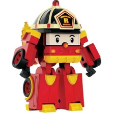 AyrStore Sesli ve Işıklı Robocar Poli Büyük Transforming Robot Roy