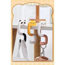 Gampus Katlanabilen Kanca Çanta Askısı Sevimli Hayvan Figürlü