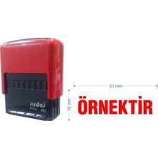 Sırdaş 912 Kaşe Kırmızı makine Kırmızı Keçe  "ÖRNEKTİR" yazısı ile beraber