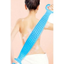 Gampus Banyo Sırt Kesesi Çift Taraflı Silikon Duş Lifi Fırçası