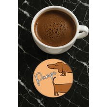 Nurdic Kişiye Özel Name Yazılı Pleksi Mumluk / Bardak Altlığı Temalı 10X10CM Model NAME65