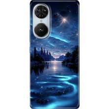 Nurdic Reeder S19 Max Pro S Edge Uyumlu Kılıf Desenli Baskılı Silikon Gece Yarısı