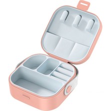 Mystique Sap, Mini Takı Seyahat Kılıfı, Takı Sahibi Organizatörü, Küçük Seyahat Takı Kutuları, Pembe ile Küpe Takı Kılıfı (Yurt Dışından)