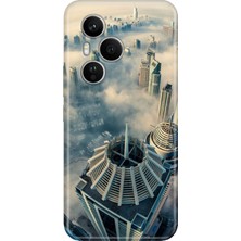 Nurdic Huawei Honor 400 Pro Kılıf Dekoratif Silikon Baskılı Kapak Dubai Manzara