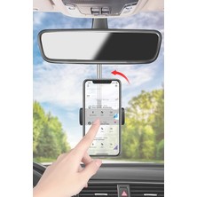 Gampus Araba Dikiz Aynasına Takılan Akrobat Telefon Tutucu Pratik Sağlam Telefon Tutucu