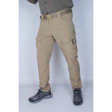 Nikbin Tactical Taktik Pantolon Outdoor  Cep Esnek ve Hafif Malzeme Likrali (Mevsimlik)-bej