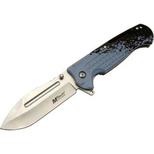 AyrStore Mtech 4281 Mavi Kamp Çakı 21CM - Yarı Otomatik, Kemerlikli, Oluklu