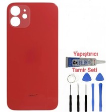 Azurtech iPhone 11 Uyumlu Arka Kapak Pil Kapağı + Yapıştırıcı+Tamir Seti Hediye