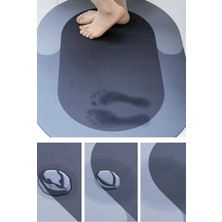 Gampus Sihirli Su Emici Banyo Paspası Kaymaz Tabanlı Abdest Paspası 3,5 mm 57X38