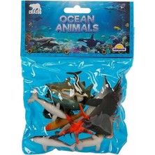 AyrStore 0704 Okyanus Hayvanları Poşetli Hayvan Oyun Seti