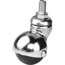 AyrStore Hts 205 - 40 mm Küre Krom Vidalı Teker 4 Adet