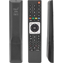 AyrStore Hey Arçelik Beko Grundig 3D Metalik Göbek Guıde Tuşlu TS4187R-2 LCD Kumandası