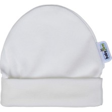 AyrStore Yenidoğan Bebe Şapka 397 Beyaz