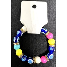 Gampus Bebek Nazar Boncuklu Şirin Bileklik Bebek Çocuk Bileklik Renkli Nazar Boncuklu Bileklik