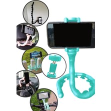 Gampus 360 Derece Solucan Telefon Tutucu Ahtapot Bacağı Tel Tutucu Tripod Vantuzlu Pratik Tel Tutucu