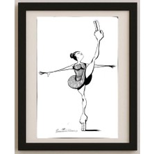 Karikatural Goran Celicanin 29X21CM Orijinal Karikatür Tablo