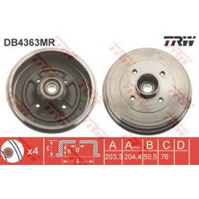 TRW Mtxdpn Fren Kampanasi Clio Iii-modus 04 Esp Siz AraÇlar İÇİn Rulmanli