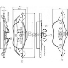 Bosch Mtxdpn Fren Balatasi Ön Ford Focus 08/98-11/04