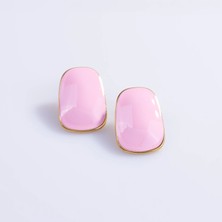 Shine of Magic Jewelry Pink Aura Earring | Çelik Küpe