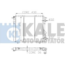 Kale Mtxdpn Radyatör R19 1.4 Gtd-1.6 Karbüratörlü 2 Sira Cu Pl Sistem