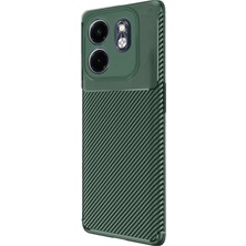 MiraLive Infinix Smart 9 Kılıf Auto Focus Karbon Kapak - Koyu Yeşil (K95)