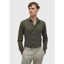 Ramsey Haki Regular Fit Klasik Gömlek