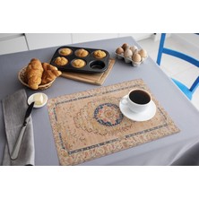 TURKISHRUG KINGDOM Masanızı Canlandıracak Desenli Amerikan Servisi