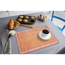 TURKISHRUG KINGDOM Desenli Silinebilir Renkli Amerikan Servisi