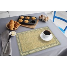 TURKISHRUG KINGDOM Şık Renkli Dikdörtgen Sofra Servisi