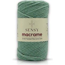 Sensy Taranan Makrome İpi 3mm Taranabilir Pamuk Makrome İpi Makrame İpi