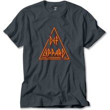 Def Leppard Logo 2 Füme Tişört Liyada