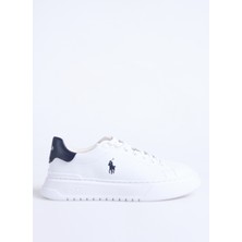 Polo Ralph Lauren Beyaz - Lacivert Erkek Sneaker Rlıte Court-Sneakers-Low Top Lace