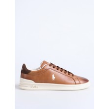 Polo Ralph Lauren Kahve Erkek Günlük Ayakkabı Hrt Crt Iı-Sneakers-Low Top Lace
