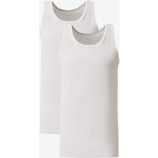 Altınyıldız Classics Erkek Beyaz Standart Fit Normal Kesim %100 Pamuk 2'li Atlet Paketi