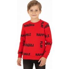 Crassi Erkek Çocuk Sweatshirt Baskılı 2 İplik Şardonlu