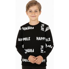 Crassi Erkek Çocuk Sweatshirt Baskılı 2 İplik Şardonlu
